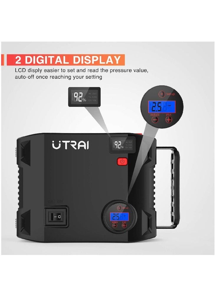 UTRAI - UTRAI Jstar 5 Portable Jump Starter with Air Compressor Battery - Image 1