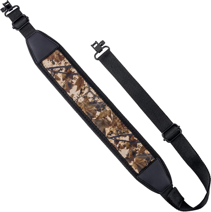 EZshoot Two Point Sling with Swivels, Comfortable Neoprene Padded, Length Adjustable Shoulder Strap for Outdoors - Image 1