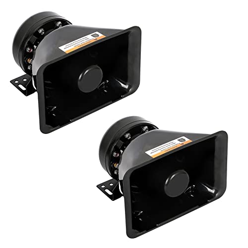 FEXON High Performance Siren Speaker Compatible with Any 100-200 Watt 100W 200W(2 pcs) - Image 1