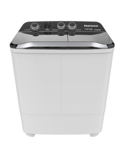 7Kg Semi-Automatic Twin Tub Washing Machine with Quick Wash & Auto Balance Control, Silent Operation, Powerful Pulsator, Spin Easily with One Twist HWM-750X