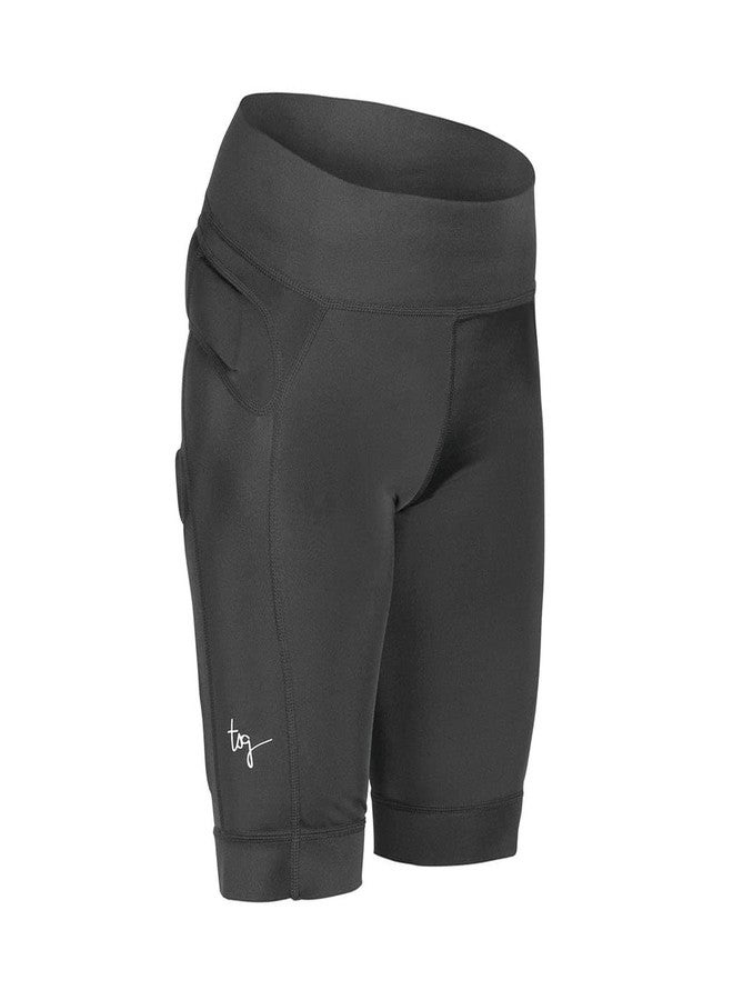 TSG - Crash Pant Carna Protective Shorts Gear Guard for Snowboard, Skate, and Ski - 3D Protection for Hip and Tailbone - Fits Men and Women - Black, Medium - Image 1