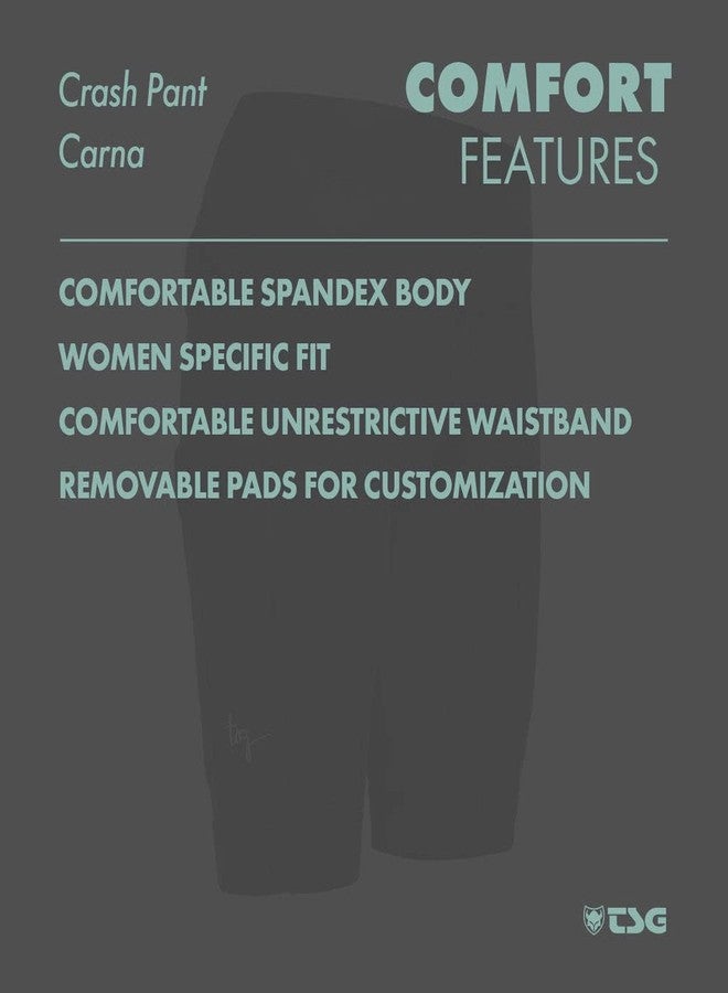 TSG - Crash Pant Carna Protective Shorts Gear Guard for Snowboard, Skate, and Ski - 3D Protection for Hip and Tailbone - Fits Men and Women - Black, Medium - Image 4