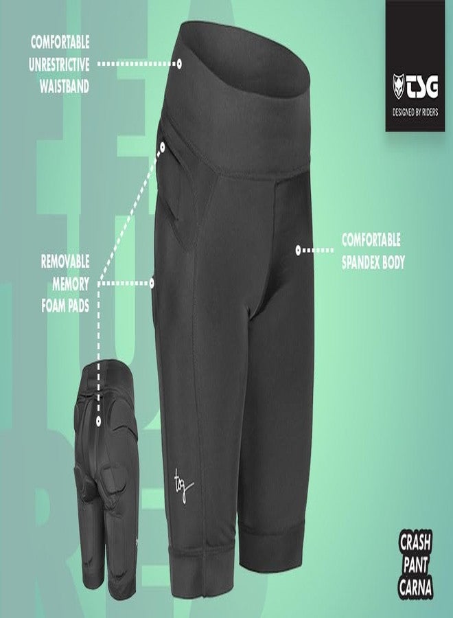 TSG - Crash Pant Carna Protective Shorts Gear Guard for Snowboard, Skate, and Ski - 3D Protection for Hip and Tailbone - Fits Men and Women - Black, Medium - Image 2