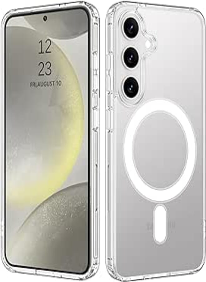 BENTOBEN Samsung Galaxy S24 Case Magnetic,[Compatible with Mag Safe], Phone Case for Samsung S24, Anti-Yellow Camera Protective Slim Shockproof Cover for Samsung Galaxy S24 Clear