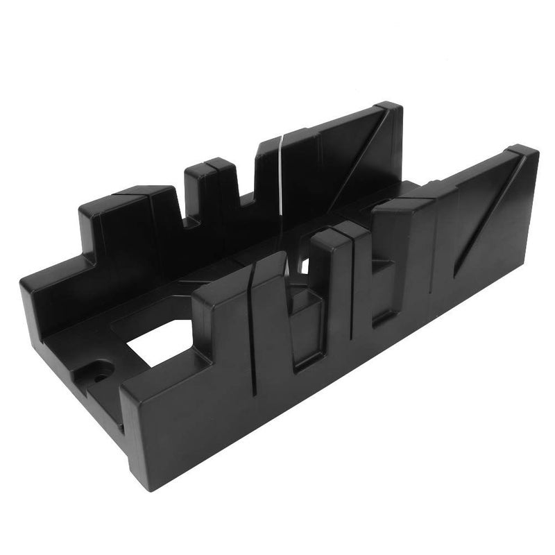 Plastic Miter Box With 45 90 Degree Angle Slots And Saw Storage For Woodworking Tools - Image 5