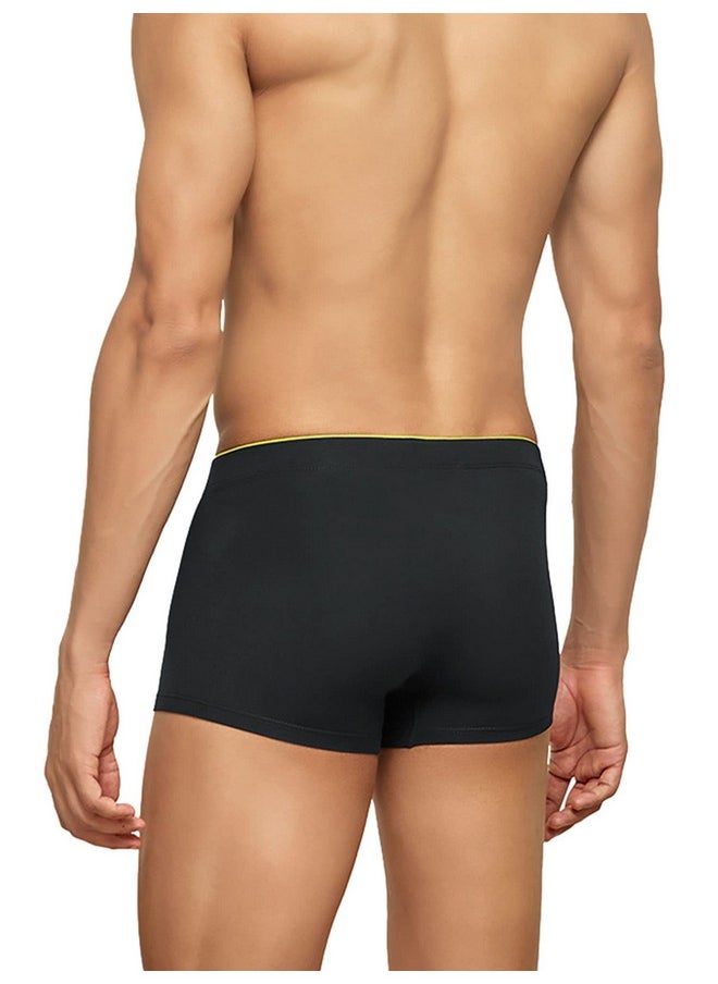XYXX XYXX Men's Underwear Uno IntelliSoft Antimicrobial Micro Modal Trunk Pack of 2 (Dress Blue ; Coral Grey; L)  - Image 3