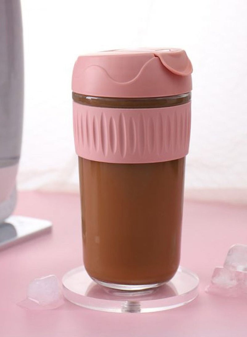 Deli Travel Coffee Mug with Portable Non slip Sleeve and Seal Proof Lid of Silicone 500 ml Stylish and Modern Coffee Tumbler BPA Free Leak Proof Perfect Choice of Modern Day People of All Ages  - Image 3