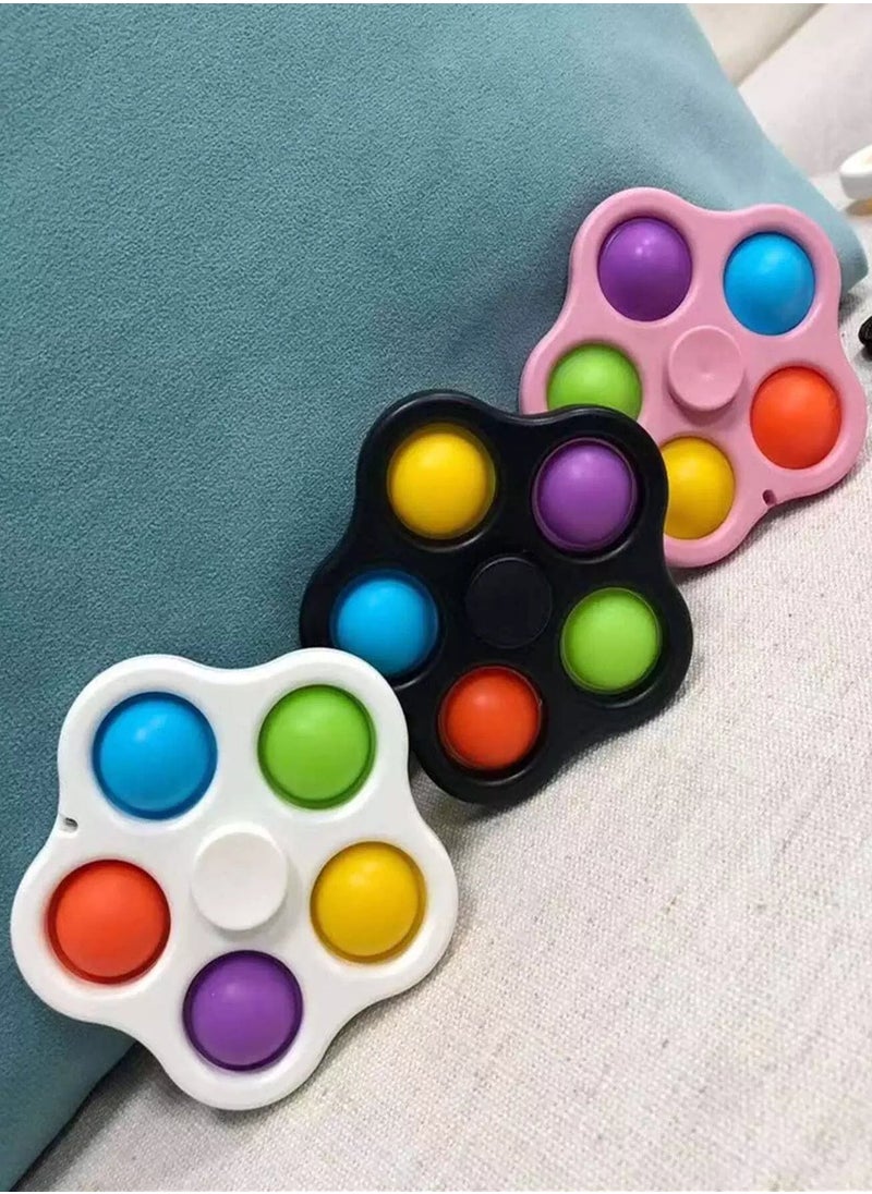 Generic - 1pc Flower Shaped Random Simple Dimple Fidget Toy - Image 1
