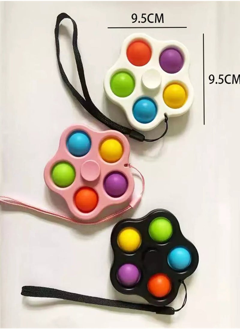 Generic - 1pc Flower Shaped Random Simple Dimple Fidget Toy - Image 1