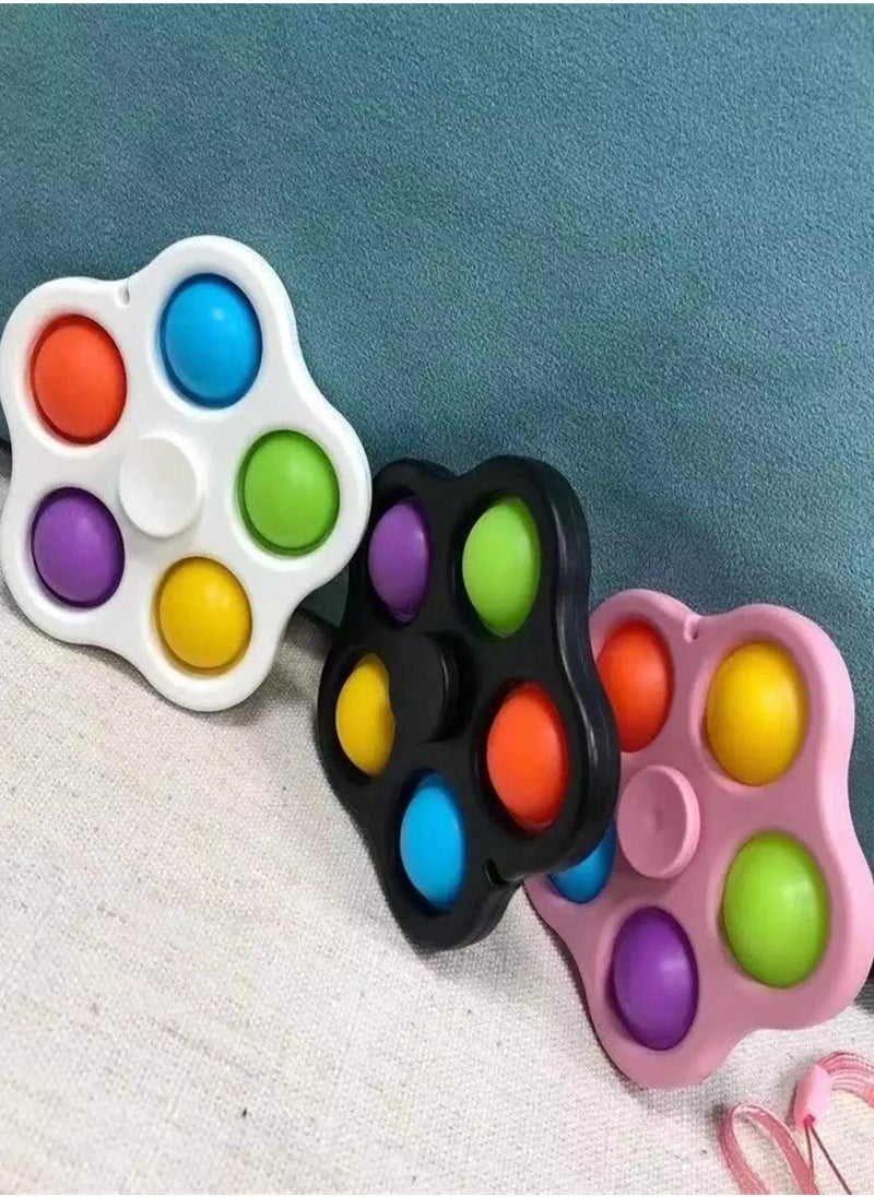 Generic - 1pc Flower Shaped Random Simple Dimple Fidget Toy - Image 1