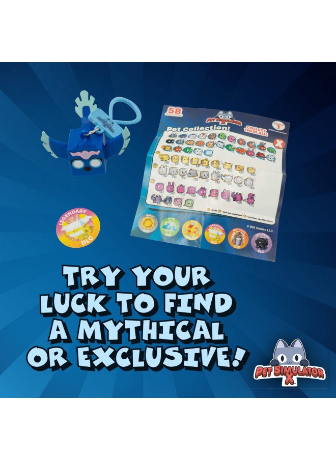UCC Distributing PET Simulator X - Mystery Pet Minifigure Toys with Collector Clip - Blind Bag 1 Pack and Chance of DLC Code - Surprise Collectable  - Image 4