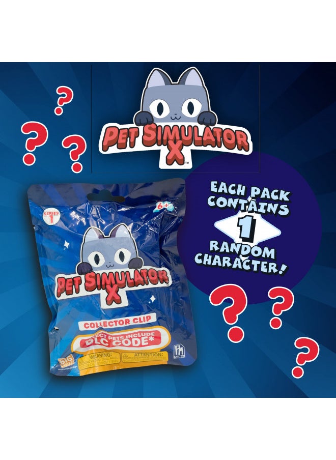 UCC Distributing PET Simulator X - Mystery Pet Minifigure Toys with Collector Clip - Blind Bag 1 Pack and Chance of DLC Code - Surprise Collectable  - Image 2