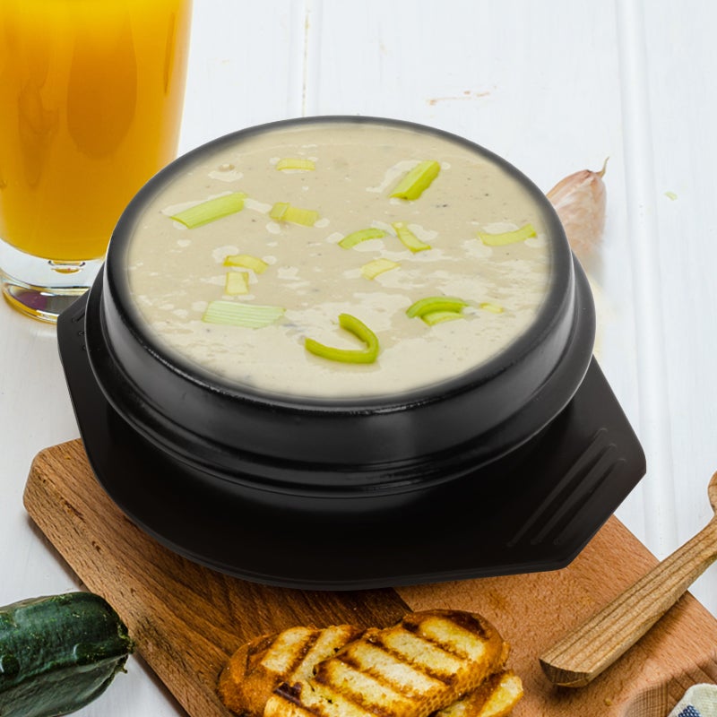 🍳 قدر شوربة متعدد الاستخدامات سيراميك مضاد للالتصاق صغير الحجم للطهي بكفاءة وسهل الاستخدام - Image 5