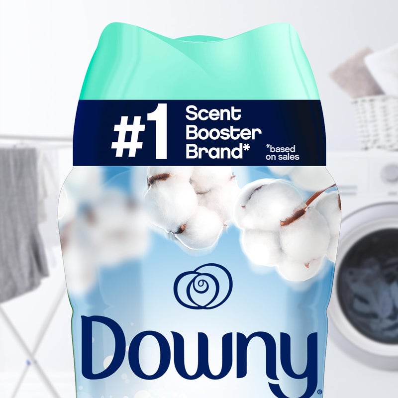Downy Cool Cotton In-Wash Laundry Scent Booster Beads, 18.2 oz, laundry scent beads, Long-lasting Freshness - Image 2