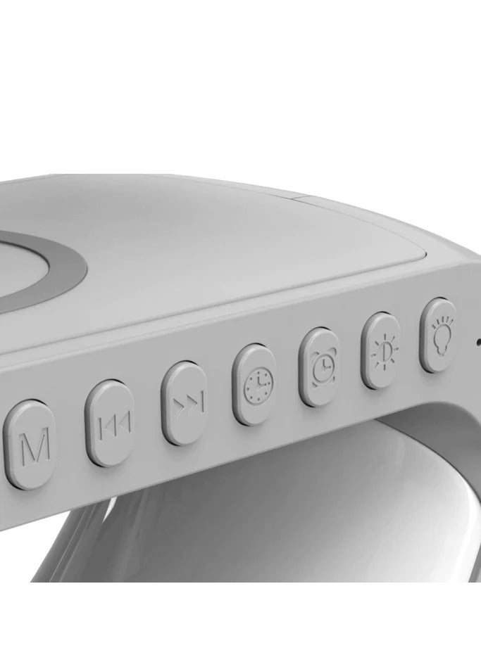 Smart Bluetooth Speaker Wireless Phone Charger LED Light - Image 4