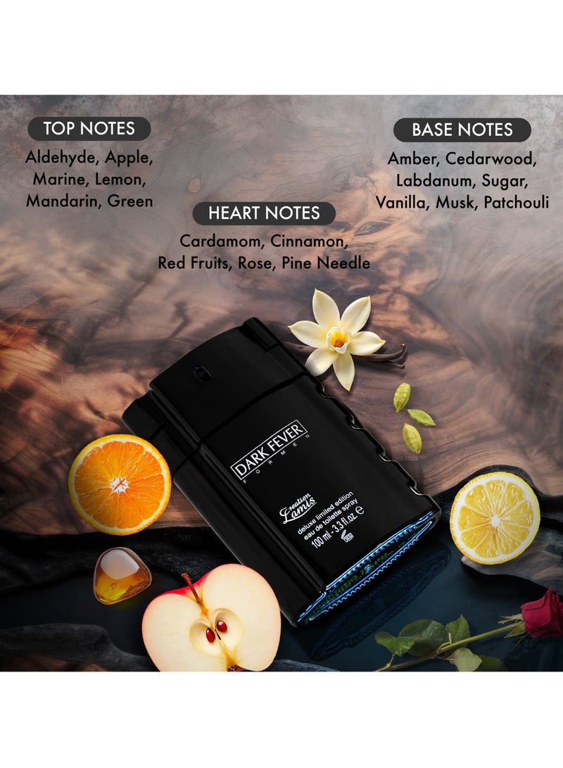 Creation Lamis Dark Fever Eau de Toilette For Men 100ml - Image 3