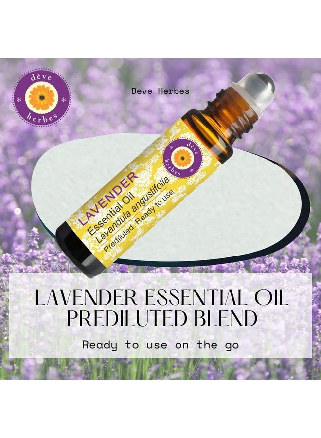 Deve Herbes Lavender Essential Oil (Lavandula angustifolia) Pre Diluted Ready to Use Roll-on Blend for Aromatherapy and Topical Skin Application for Kids and Adults 10ml - Image 2