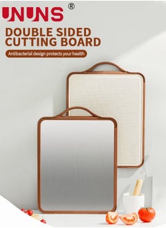 UNUNS Double Sided Cutting Board,304 Stainless Steel Cutting Boards for Kitchen with Juice Groove, Dishwasher Safe, Knife friendly, Grinding Area 41*30.5 CM  - Image 2