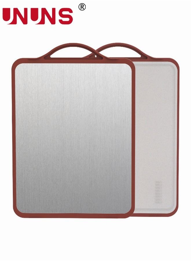 Double Sided Cutting Board,304 Stainless Steel Cutting Boards for Kitchen with Juice Groove, Dishwasher Safe, Knife friendly, Grinding Area 41*30.5 CM - pzsku/Z0C94CF7B22DAD696D596Z/45/_/1680162460/fbc69dbe-28dc-4e79-b6c1-7193d4d5b4f2