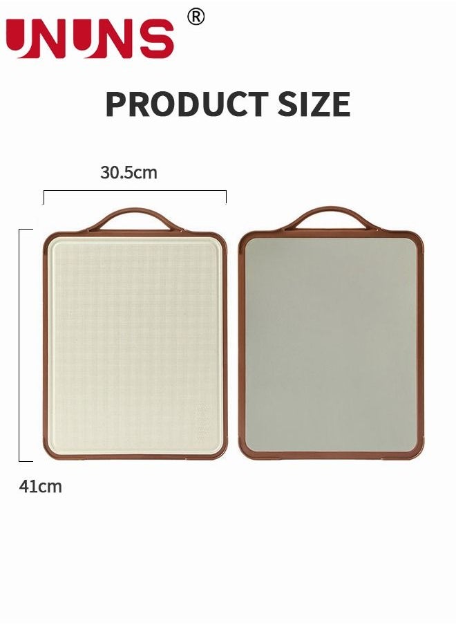 Double Sided Cutting Board,304 Stainless Steel Cutting Boards for Kitchen with Juice Groove, Dishwasher Safe, Knife friendly, Grinding Area 41*30.5 CM - pzsku/Z0C94CF7B22DAD696D596Z/45/_/1680162461/f8ae0d6c-7743-4941-b303-239c038ace45