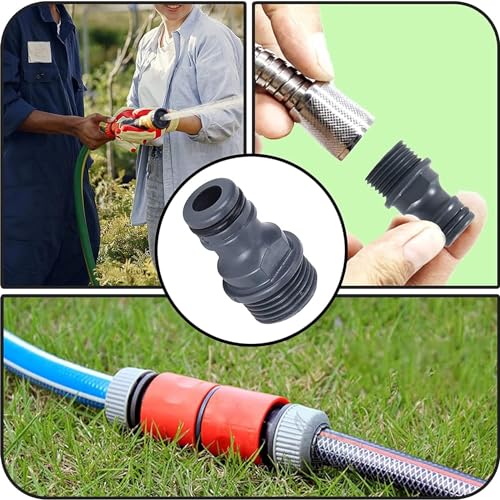 DIVINE TREE 3/4 inch Male Threaded Tap Connector Male Watering Fittings for Threaded Faucet Adapter Quick Connector for Garden Hose Pipe and Garden Nozzle Pack of 2 - Image 5