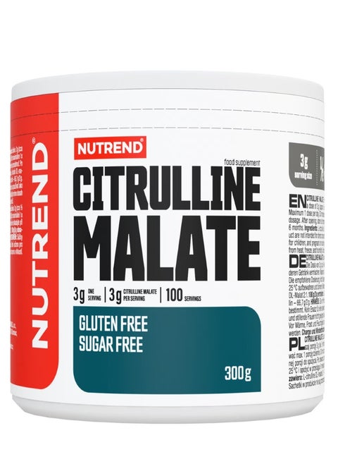Citrulline Malate Powder - 300g, Unflavored - Enhance Your Workout Performance & Reduce Fatigue
