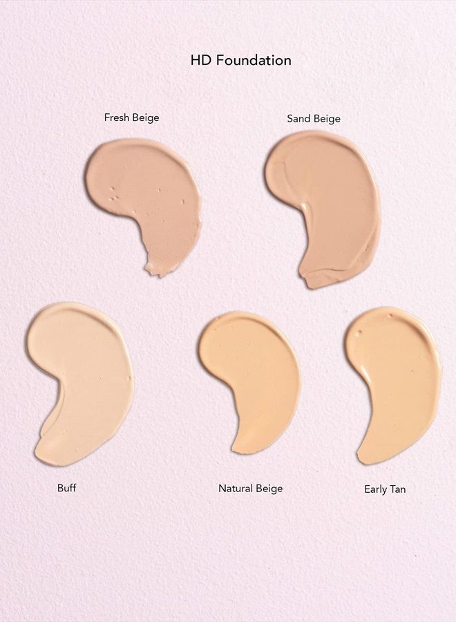 W7 HD Foundation | Rich and Creamy Matte Formula | Medium Lasting Coverage | Available in 20 Shades | Early Tan | Cruelty Free, Vegan Liquid Foundation Makeup by W7 Cosmetics - Image 4