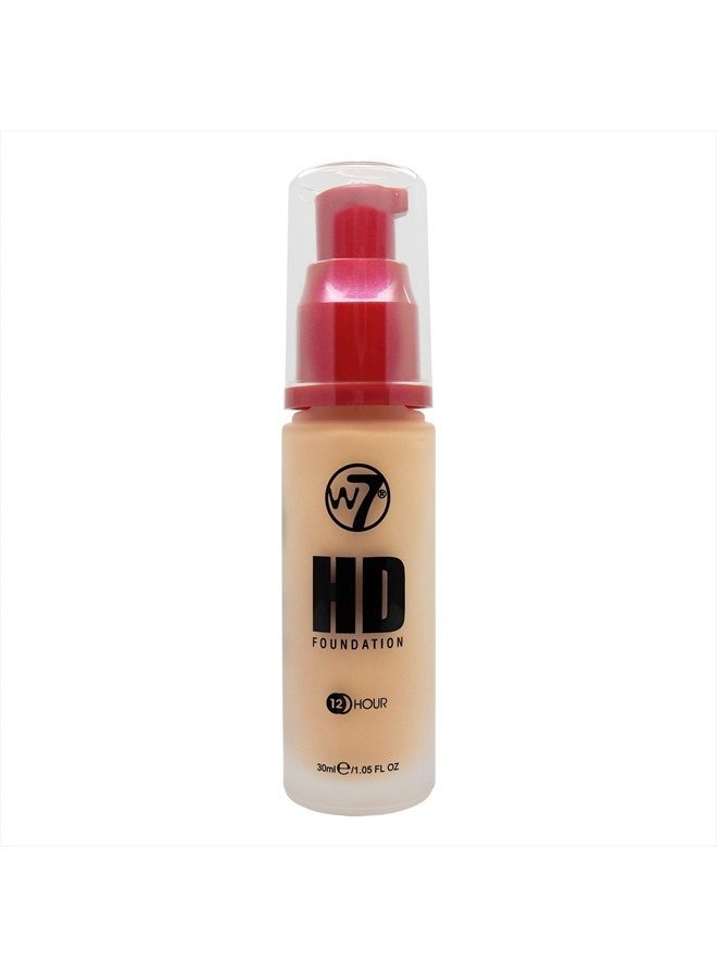 W7 HD Foundation | Rich and Creamy Matte Formula | Medium Lasting Coverage | Available in 20 Shades | Early Tan | Cruelty Free, Vegan Liquid Foundation Makeup by W7 Cosmetics - Image 1