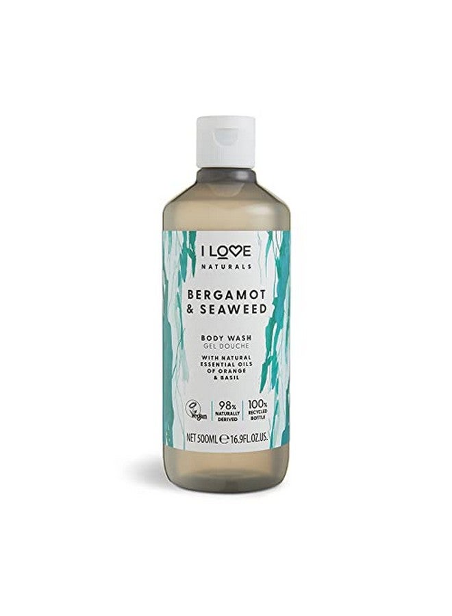 آي لاف غسول الجسم الطبيعي بالبرغموت والأعشاب البحرية، غسول الجسم المرطب الممزوج بالزيوت العطرية، منظف الجسم النباتي، 16.9 أونصة - Image 1