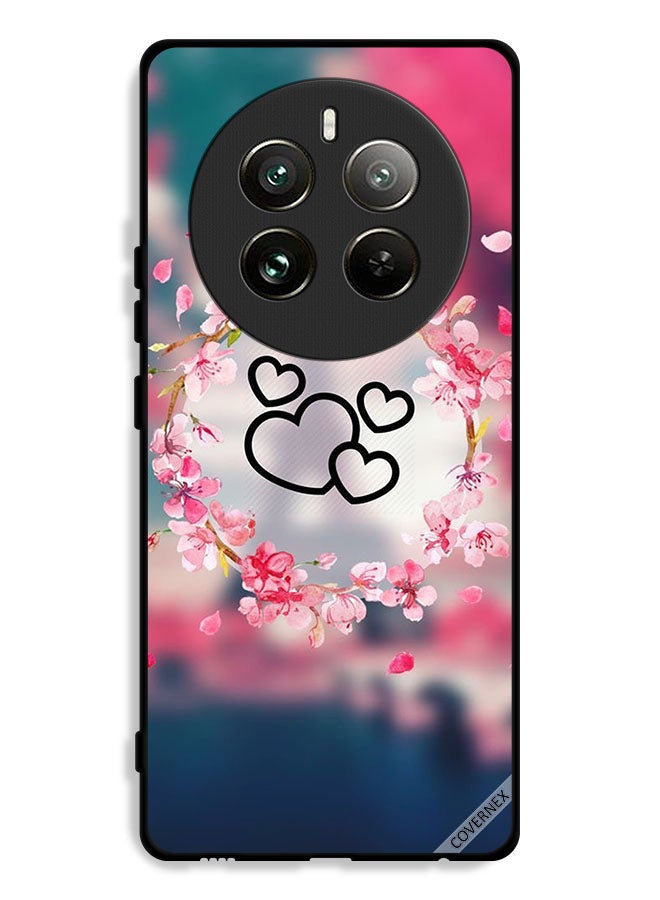 Covernex Realme 12 Pro Plus 5G Protective Case Cover Hearts Art Clip - Image 1