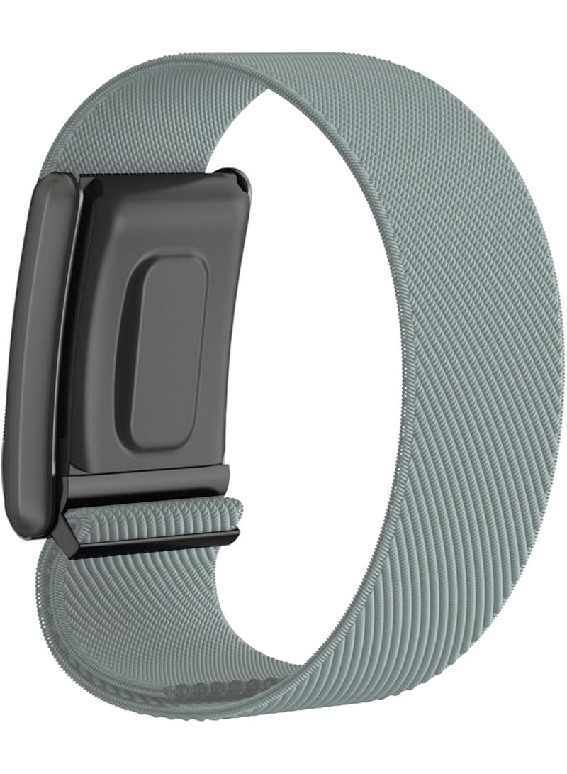 Aookay Nylon Replacement Band Compatible with Whoop 4.0 Band |  Stylish & Affordable Replacement Strap | Comfortable & Easy to Use Wristband (Blue Grey) - Image 2