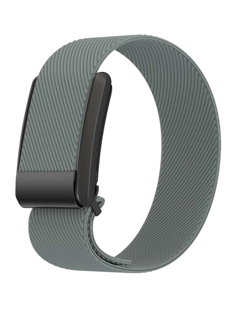 Aookay Nylon Replacement Band Compatible with Whoop 4.0 Band |  Stylish & Affordable Replacement Strap | Comfortable & Easy to Use Wristband (Blue Grey) - Image 1