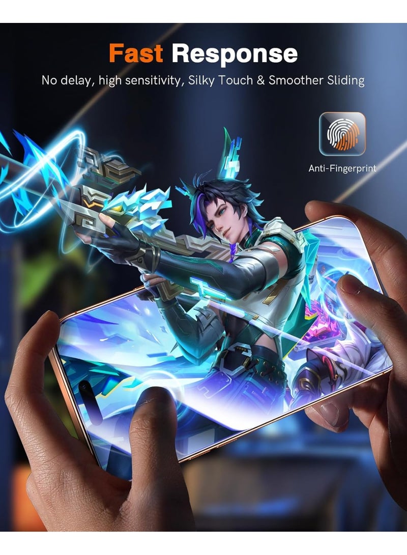 iPhone 17 Pro 9D Tempered Glass Premium 9H Hardness Glass For iPhone 17 Pro Anti-Scratch Dustproof Anti-Static Bubble-Free Glass For iPhone 17 Pro 6.3-inch - Image 4