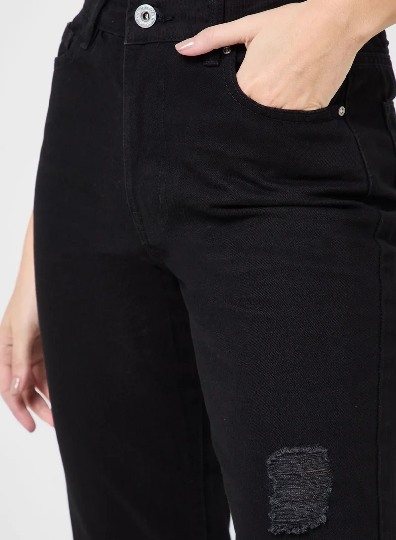 boohoo High Waist Jeans