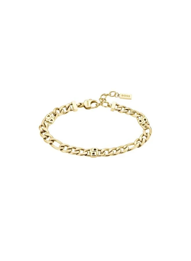 BOSS Double B Infinite Chain Bracelet in Gold with a Double B Charm - 1580635