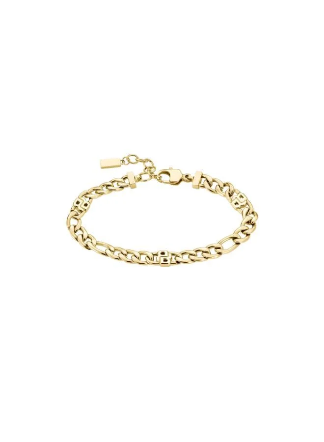 BOSS Double B Infinite Chain Bracelet in Gold with a Double B Charm - 1580635