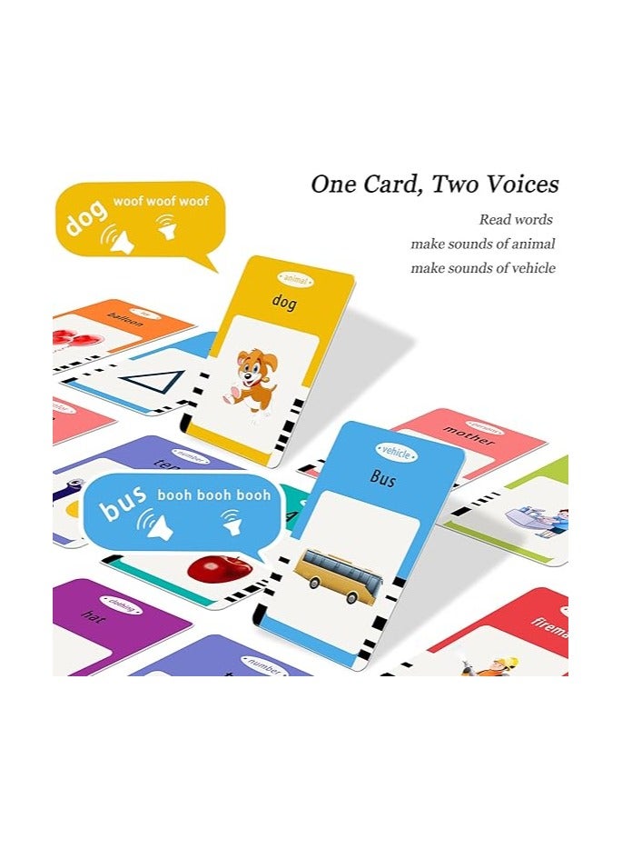 Startcan Talking Flash Cards for Toddlers 1 2 3 4 5, Speech Therapy Toys Autism Toys, ABC 123 Sight Words Etc - 255 Cards-510 Sides, Educational Learning Interactive Toys with Giftable Package - Image 3