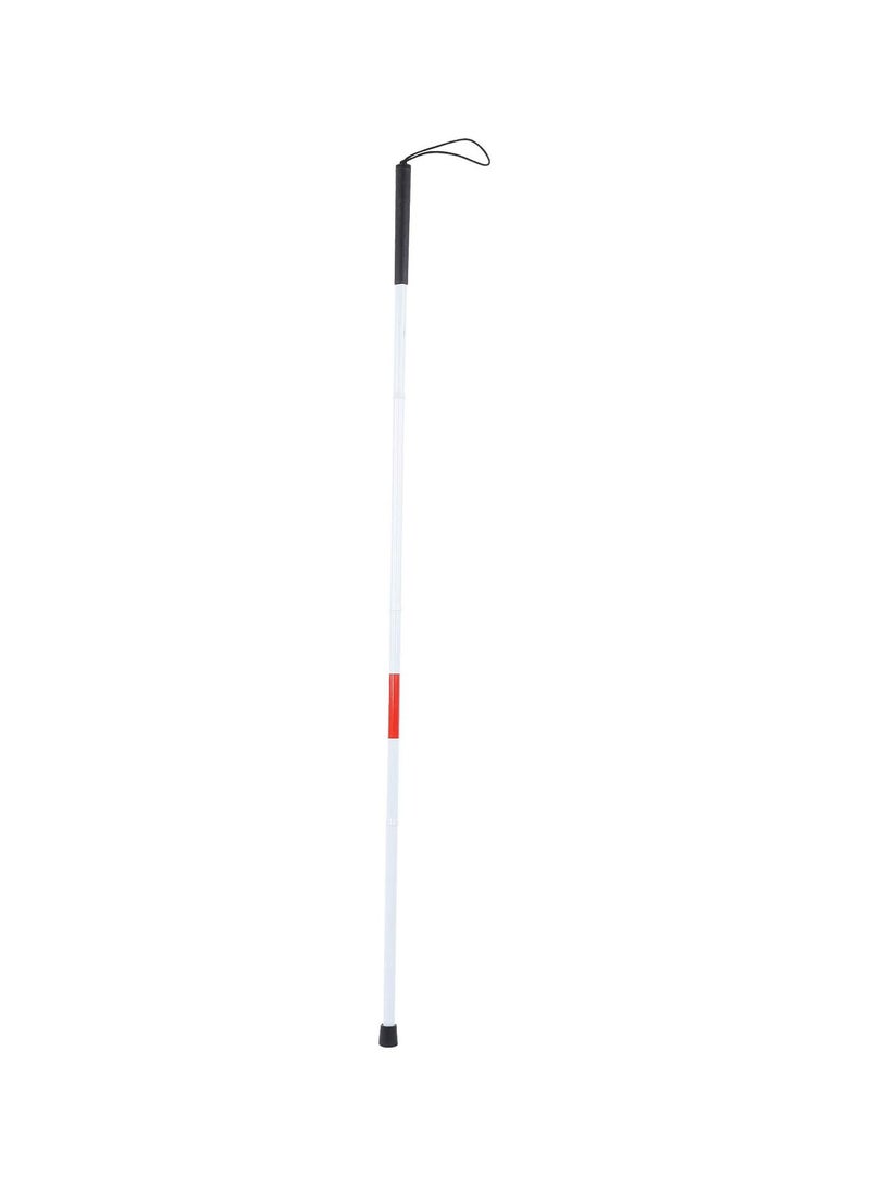 GGOOT Blind Cane, Portable Anti-Shock Guide Walking Stick Folding Mobility Cane 124cm/48.8in Walking Stick for Blind Visual Impaired for Outdoor - Image 1