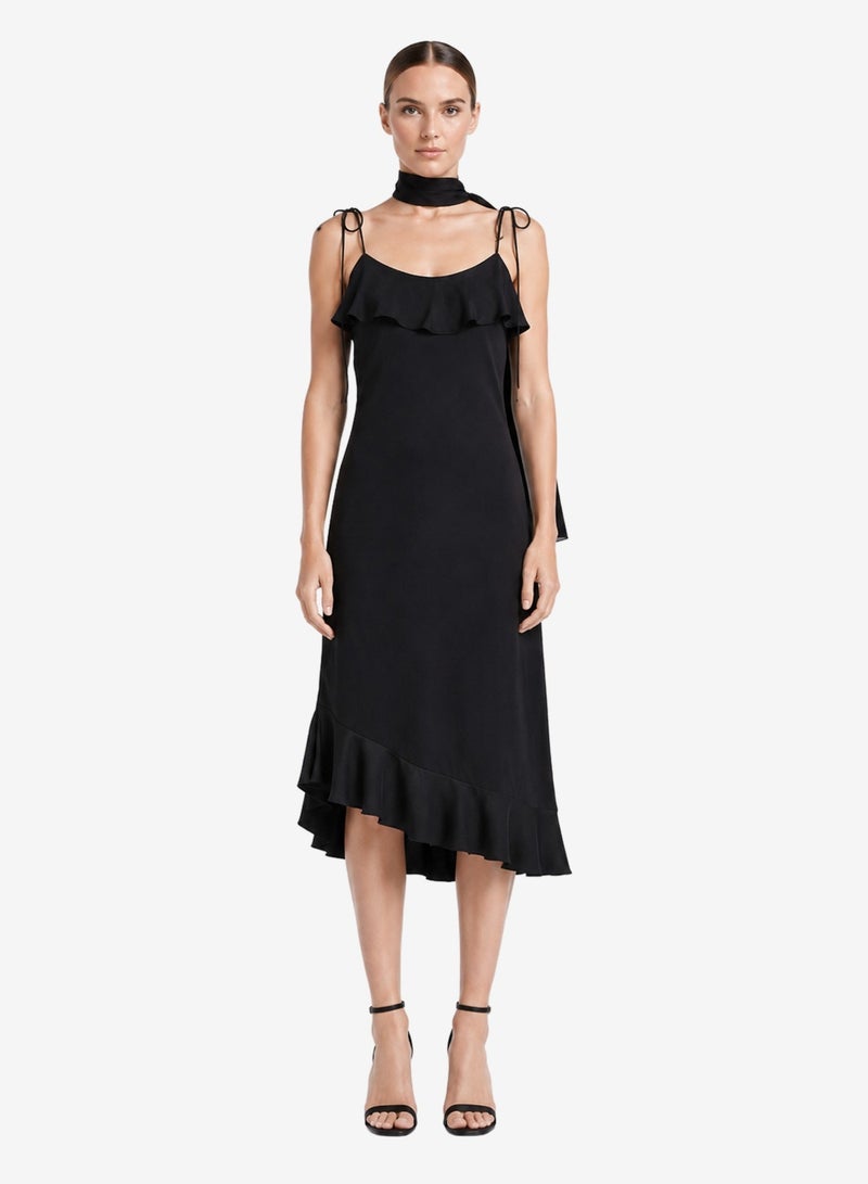 VERO MODA Satin Midi Dress - Image 1