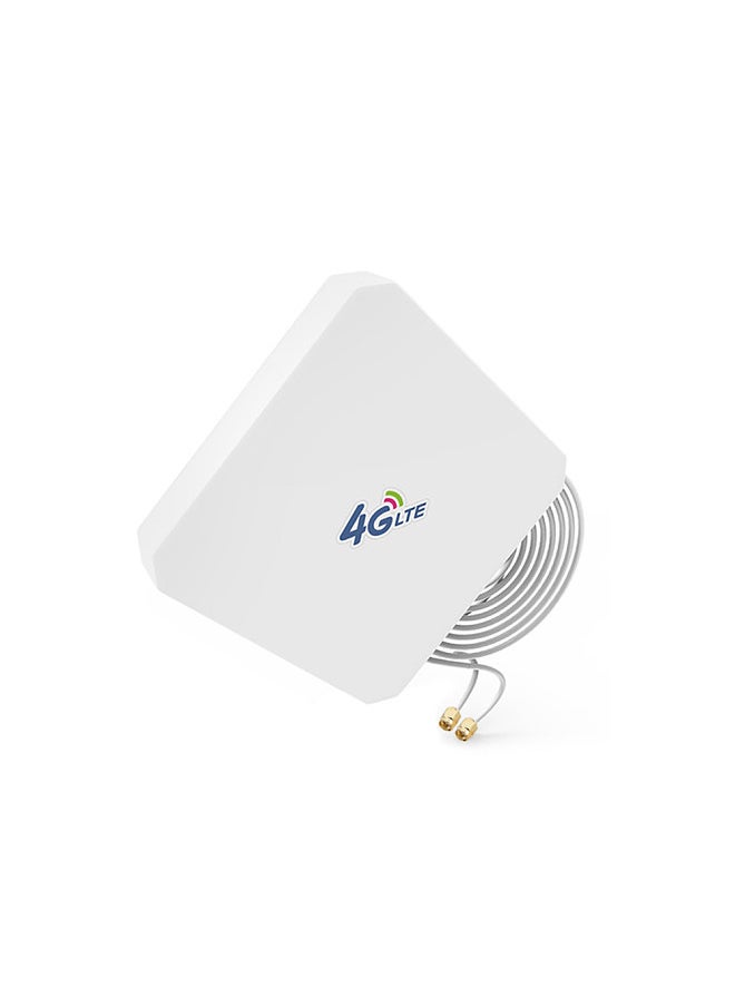WiFi Signal Extenders Booster for Home 2m Dual Line TS9 Signal Enhancer 4G High Gain 35dB Indoor Mobile Broadband Antenna Signal Enhancement Amplifier High-Speed Network