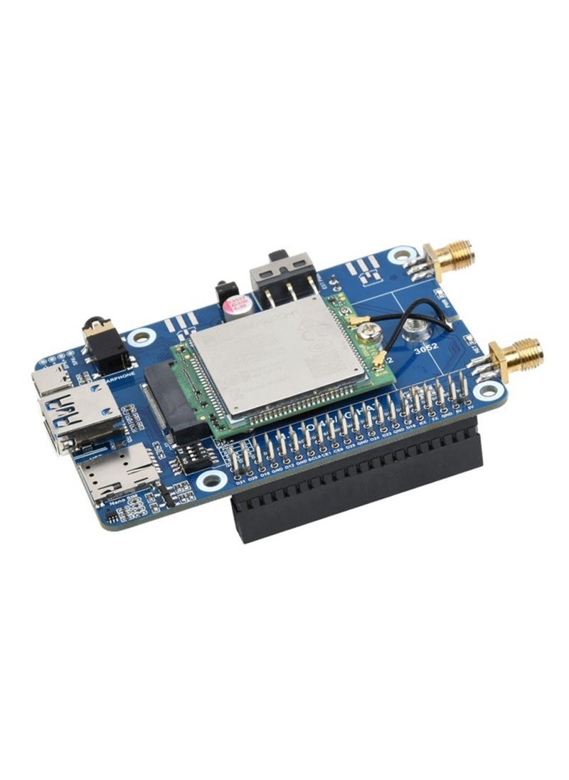 Waveshare Waveshare SIM7600G-H M.2 4G HAT LTE CAT4 High Speed GNSS Global Band Module for Raspberry Pi  - Image 1