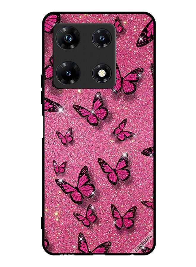 Covernex Protective Case Cover For Infinix Note 30 Pro Glitters & Butterflies - Image 1