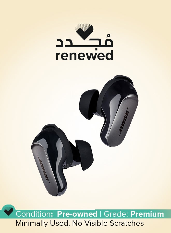 BOSE Renewed - QuietComfort  Ultra Wireless Noise Cancelling EarBuds black - Image 1