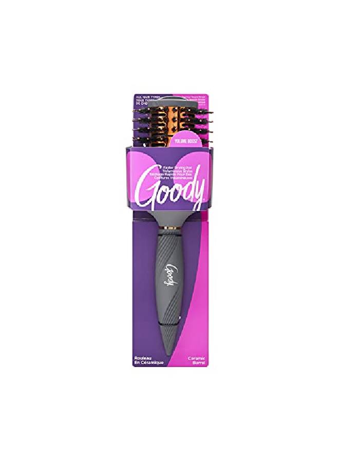 Goody Large Thermal Round Brush For All Hair Types Faster Drying For Voluminous Styles With Less Pain Effort And Breakage Painfree Hair Accessories For Women Men Boys And Girls - Image 1