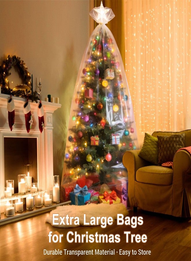 Avoirdus 6Pcs 98 * 59Inches Balloon Bags for Transport Large,Clear Storage Bags for Wedding Birthday Party Supplies Christmas Tree Bags & Balloon Drop Bag - Image 4