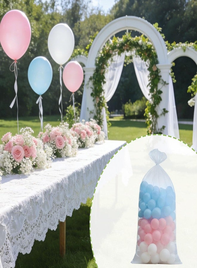 Avoirdus 6Pcs 98 * 59Inches Balloon Bags for Transport Large,Clear Storage Bags for Wedding Birthday Party Supplies Christmas Tree Bags & Balloon Drop Bag - Image 3