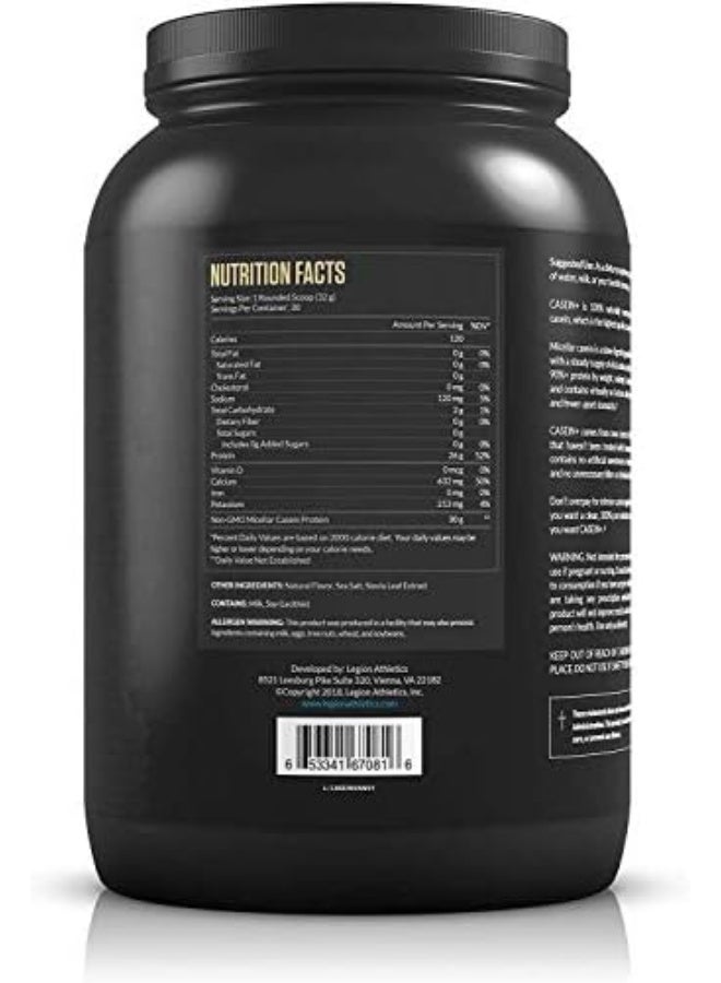Legion Casein+ Vanilla Pure Micellar Casein Protein Powder - Image 4