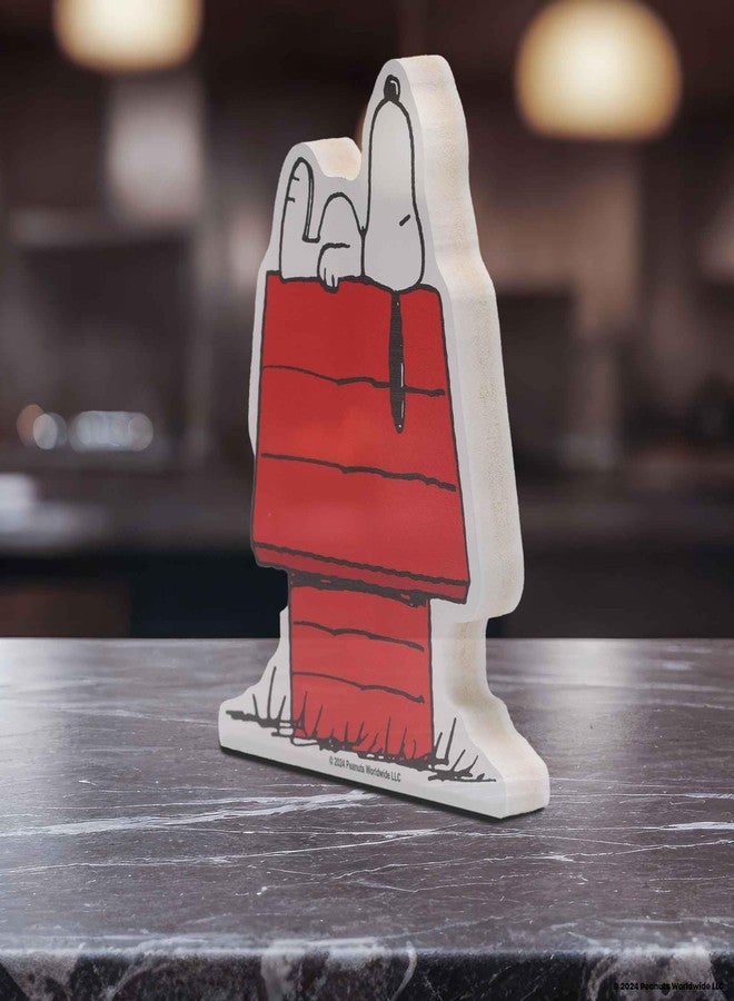 أوبن رود براندز ديكور منزل سنوبي من أوبن رود براندز - قطعة خشبية سميكة مزينة بشخصية سنوبي لتزيين المنزل - Image 5