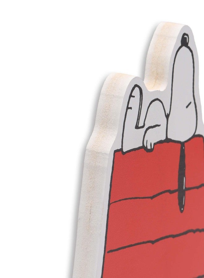 أوبن رود براندز ديكور منزل سنوبي من أوبن رود براندز - قطعة خشبية سميكة مزينة بشخصية سنوبي لتزيين المنزل - Image 4