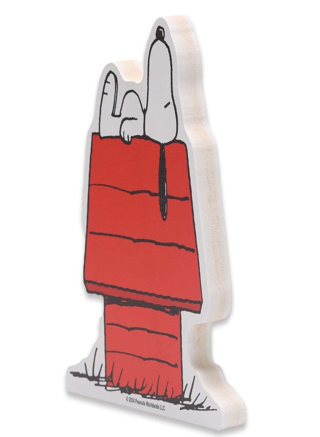 أوبن رود براندز ديكور منزل سنوبي من أوبن رود براندز - قطعة خشبية سميكة مزينة بشخصية سنوبي لتزيين المنزل - Image 2